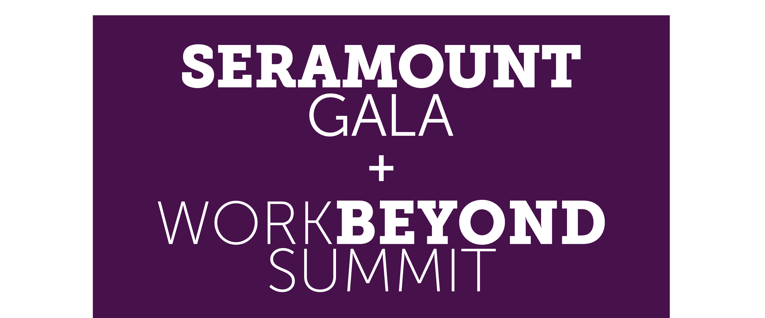 Seramount Gala + WorkBeyond Summit Logo