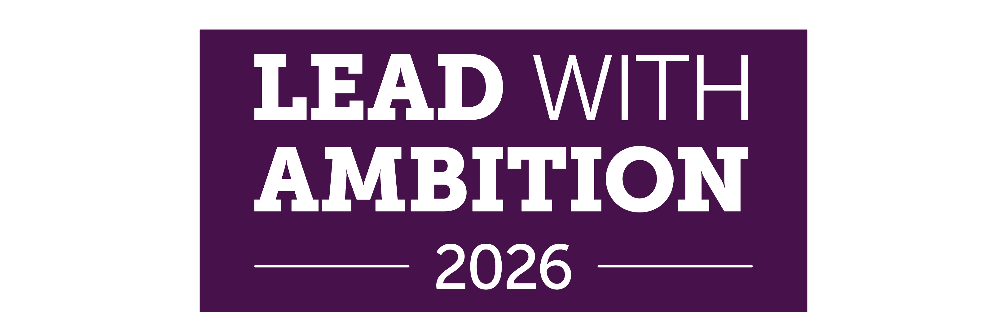 Lead with Ambition Logo