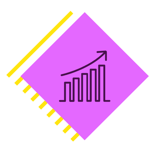 Three outlined persons in connecting bubbles